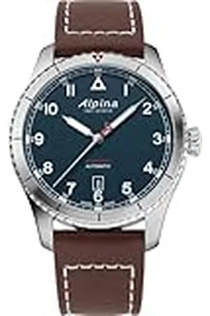 Alpina Reloj Analógico para Hombre de Cuarzo con Correa en Acero Inoxidable mid-39657