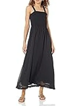 THE DROP Vestido Largo para Mujer, Jaya, Chifón y Corpiño Fruncido, , XXL