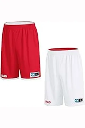 Jako Change 2.0 - Pantalón Corto Reversible, Color Rojo y Blanco, Talla XS