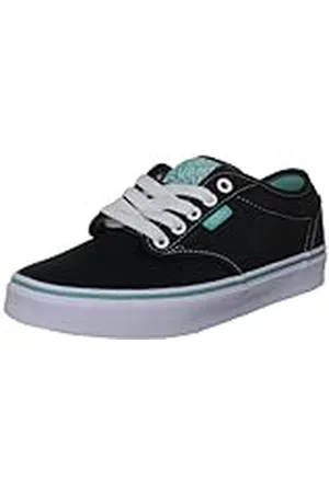 Vans Atwood Vk0f7rh_Noir (Textile/Black/Turquoise) - Zapatillas de Deporte de Tela para Mujer, Color Negro, Talla 41