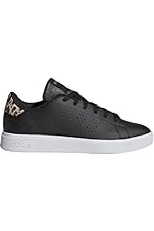 adidas Advantage Base 2.0 Shoes, Zapatos Mujer, Core Black/Core Black/Magic Beige, 36 2/3 EU