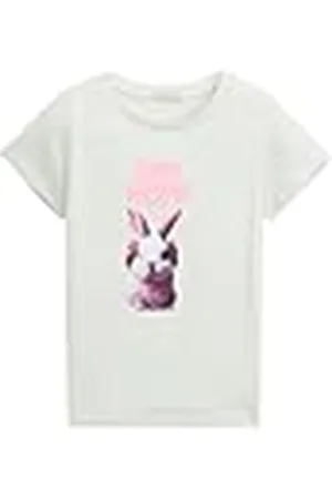TOM TAILOR 1045151 Camiseta, 37143-Dream Green, 104-110 para Niñas