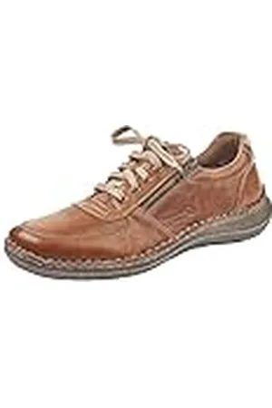 Rieker Spring/Summer 03030, Zapatos de Cordones Derby Hombre, Sherry/Chalk 25, 46 EU