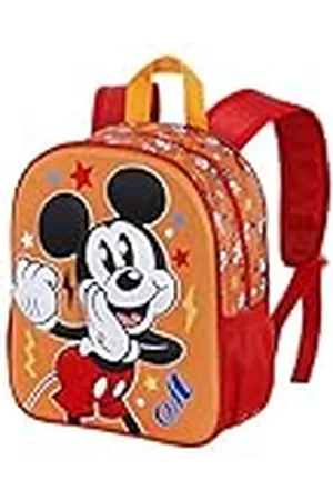 Disney Mickey Mouse-Mochila 3D Pequeña, 26 x 31 cm, Capacidad 8.5 L