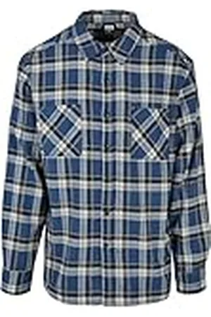 Urban classics Lake Check Shirt Camisa para Hombre, , S