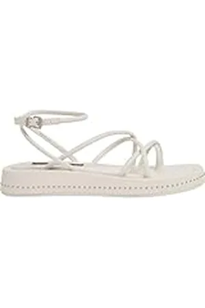 Pepe Jeans Summer Studs Sandalia Mujer, Blanco (Off White), 4