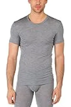 Calida Wool & Silk Ropa Interior, Opaco, Azul (Platin Melé 856), Large para Hombre