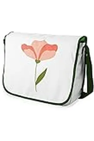 Le Jardin du Lin Bolsas de mensajero con estampado digital con correas de color caqui para niñas y niños, regreso a la escuela, bolsas de mensajero para estudiantes, bolsos de hombro, tamaño: 29 x 36