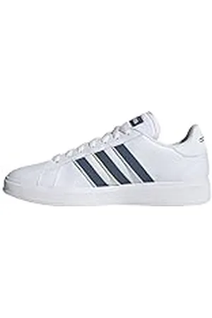 adidas Grand Court Base 2.0 Shoes, Zapatos Mujer, Cloud White/preloved Ink/Crystal Jade, 38 2/3 EU