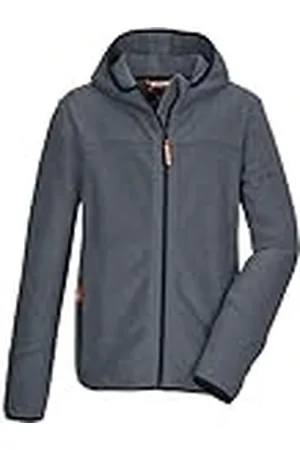Killtec Niños Chaqueta polar de punto/chaqueta polar con capucha KOW 364 BYS KNTFLC JCKT, blaugrau, 152, 42157-000