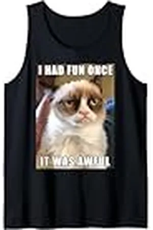 Grumpy Cat Me divertí una vez, fue horrible. Camiseta sin Mangas