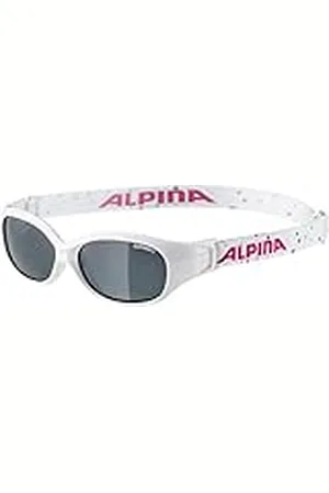 Alpina Unisex - Niños, FLEXXY Kids Gafas de Sol, White-Dots Gloss, One Size
