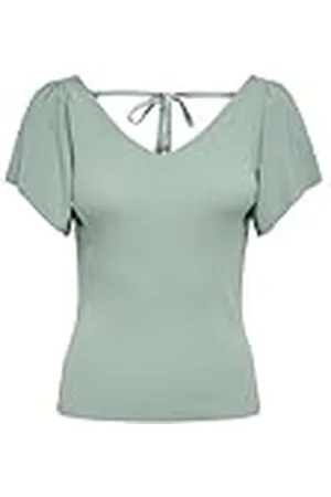 ONLY ONLLEELO S/S Back Pullover KNT Noos Suéter pulóver, , XS De Las Mujeres