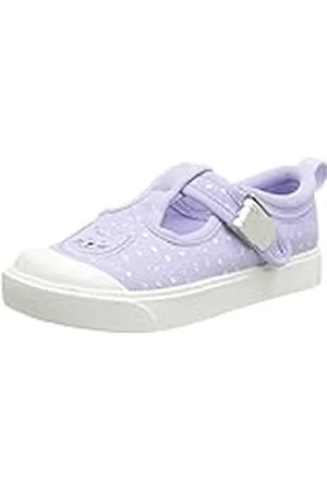 Clarks City Dance T., Zapatillas Niñas, Morado (Lila Canvas), 20 EU Ancho