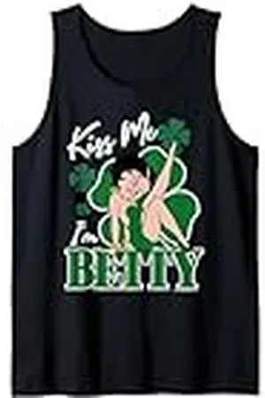 Betty Boop Bésame Soy Betty Día de San Patricio Camiseta sin Mangas