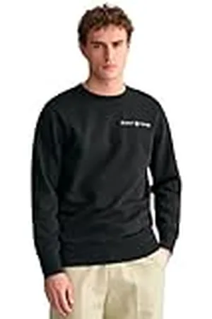 GANT Printed Graphic C-Neck Sweat Sudadera, , L para Hombre