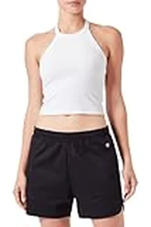 Champion Legacy Icons W-Stretch Cotton Twill C-Logo Pantalones Cortos, , M para Mujer