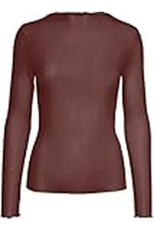 VERO MODA Vmines LS O-Neck Jersey Camiseta de Manga Larga, , M para Mujer