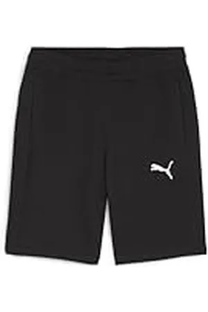 PUMA Hombre teamGOAL Casuals Pantalones Cortos, Negro ( Black- White), L EU