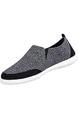 Isotoner Zenz Active Slip-On - Zapatillas para hombre, sin cordones, zapatillas informales ultrasuaves con sujeción flexible y malla transpirable, -, 44.5 EU