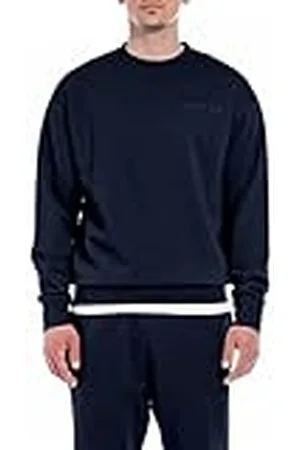 Replay M6521, Sudadera Hombre, Azul , L