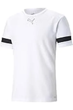 PUMA TeamRISE Jersey CE Camisetas, White Black White, L para Hombre