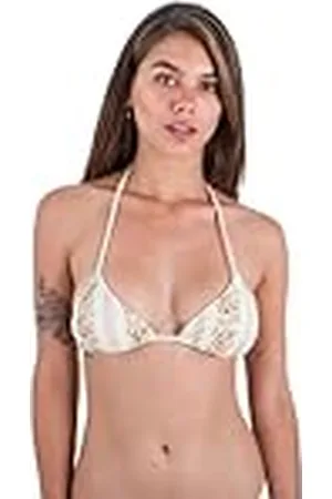 Hurley Garden State Slide Tri Top Parte Superior de Bikini, , M para Mujer
