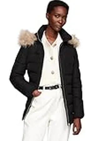 Tommy Hilfiger Cazadora Acolchada Mujer Heritage Down Tyra Jacket With Fur Larga, , S