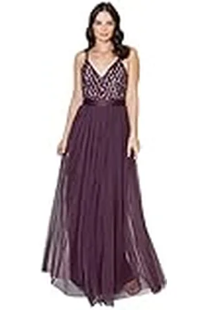 Maya Deluxe Maya Vestido Maxi Sin Mangas con Detalle de Rayas promoción, , 50 para Mujer