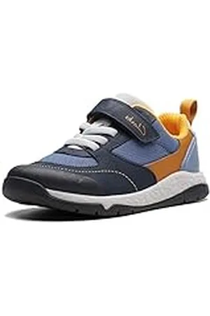 Clarks Steggystride K, Zapatillas, Navy Combi, 33 EU