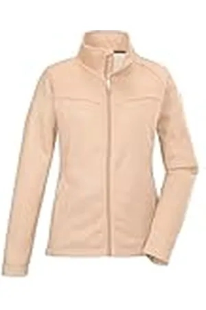 Killtec Mujer Chaqueta polar de punto/chaqueta polar con cuello alto KOS 90 WMN FLC JCKT, honey orange, 46, 42798-000