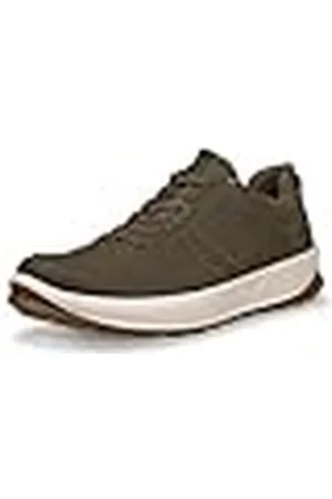 Ecco Byway 2.0, Zapatos de Senderismo Hombre, Verde/Naranja, 44 EU