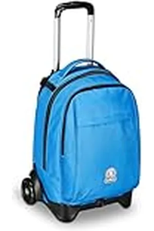 Invicta Mochila Escolar New Tech Solid, Color Azul, 3 en 1, Mochila con Carro desenganchable, Multibolsillos, maxiespacio, Escuela, Viaje y Tiempo Libre, para niños, , Talla única, Escolar