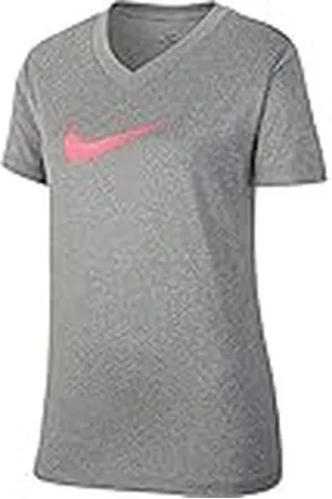 Nike G Nk Dry tee Leg Vneck Swoosh Camiseta de Manga Corta, Niñas, , M