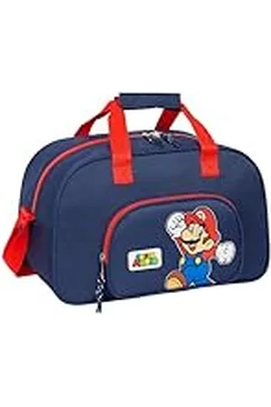 Safta Super Mario World - Bolsa de Deporte, Mochila, Ideal para Niños de Diferentes Edades, Cómoda y Versátil, Calidad y Resistencia, 40x23x24 cm, Color