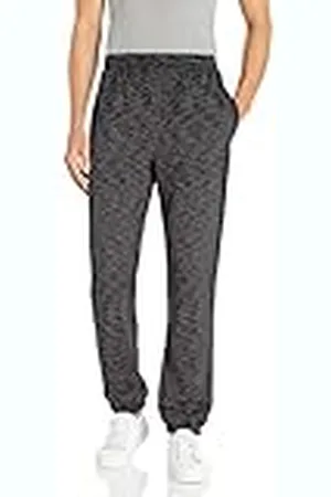 Amazon Pantalones Deportivos de Forro Polar con Bajo Ajustado (Disponible en Talla Grandes y Largos Especiales) Hombre, , M