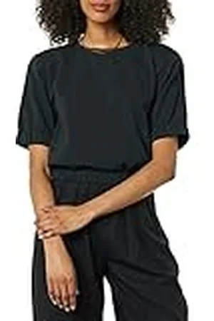 TEREA Crop Top para Mujer, Charlee con Mangas Elásticas, , XXL Grande