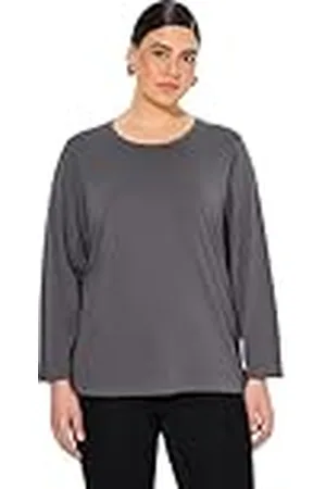 Ulla Popken Langarm-Shirt Camisetas, , 56 ES/58 ES para Mujer