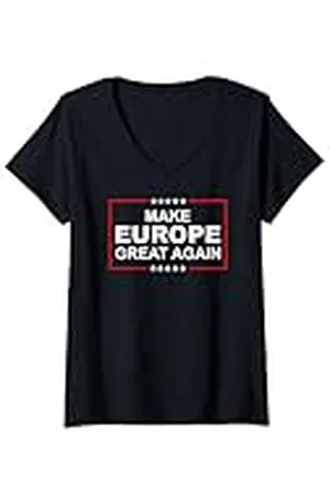 Europe Mujer Haz que Europa vuelva a ser grande Camiseta Cuello V