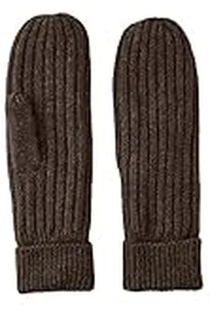 Pieces® Pcjeslin Noos BC-Manoplas de Lana, Café Chicory, Talla única para Mujer
