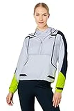 Brooks 221560134 Run Visible Convertible Jacket Jacket Mujer White/Asphalt/Nightlife Tamaño 25