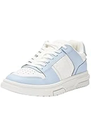 Tommy Hilfiger TJW Skate Sneaker Mat Mix EN0EN02501, Zapatilla con Suela Cupsole Mujer, Azul (Breezy Blue), 37 EU
