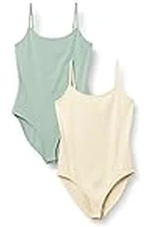Amazon Body Tipo Camisola de Corte Entallado Mujer, Pack de 2, , XXL
