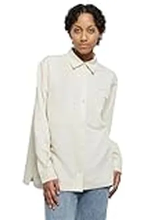 Urban classics Ladies Oversized Twill Shirt Camisa, , XXXXL para Mujer