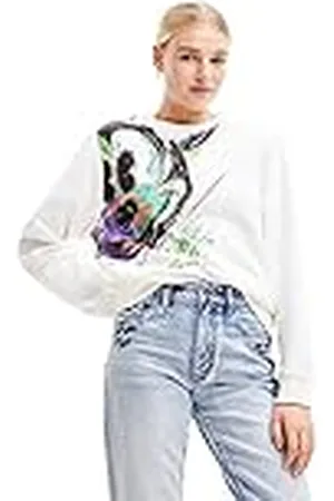 Desigual Sweat_Mickey Arty Sudadera, , S para Mujer