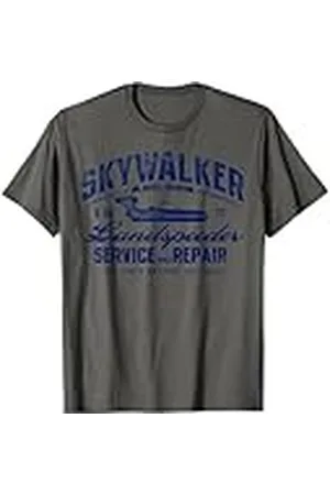 STAR WARS Camiseta Unisex Fans de todas las edades Gris Manga Larga Talla S