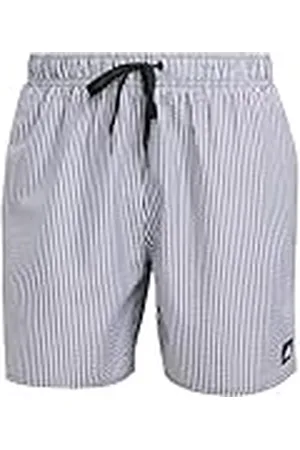 adidas Stripey Classics Swim Shorts Short Length Traje de baño de una Pieza, Hombre, Multicolor (Legend Ink/White), M