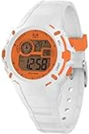 Ice-Watch ICE digit explorer White orange - Reloj blanco para Niño con Correa de silicona - 024002 (Small)