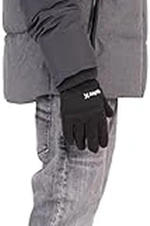 Hurley M Arrowhead Fleece Gloves Hombre, Preta (Black), S-M