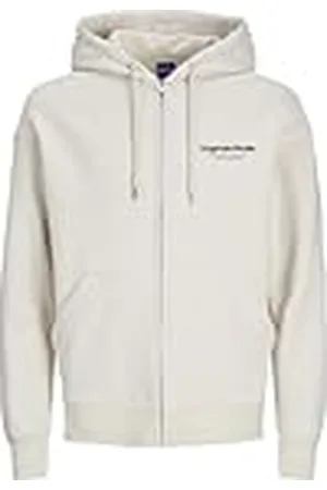 JACK & JONES JACK&JONES PLUS Jorvesterbro Sudadera con Cremallera Noos Pls Capucha, , 5XL Grandes para Hombre